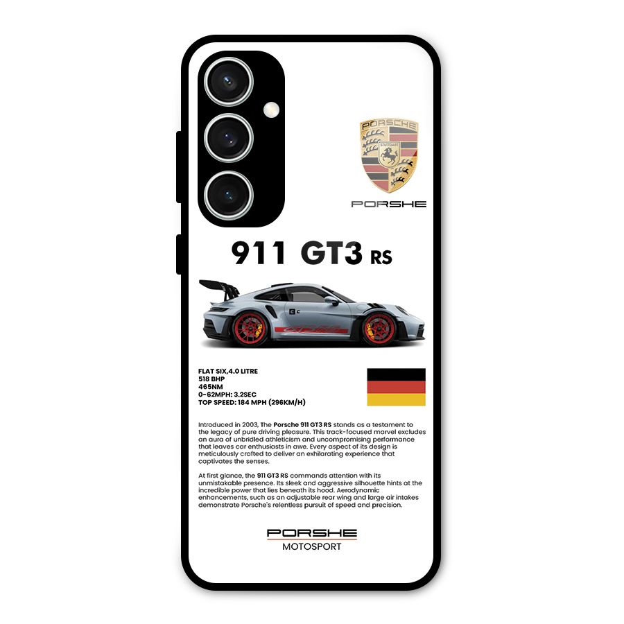 Supercar Features Glass Back Case for Galaxy S23 FE