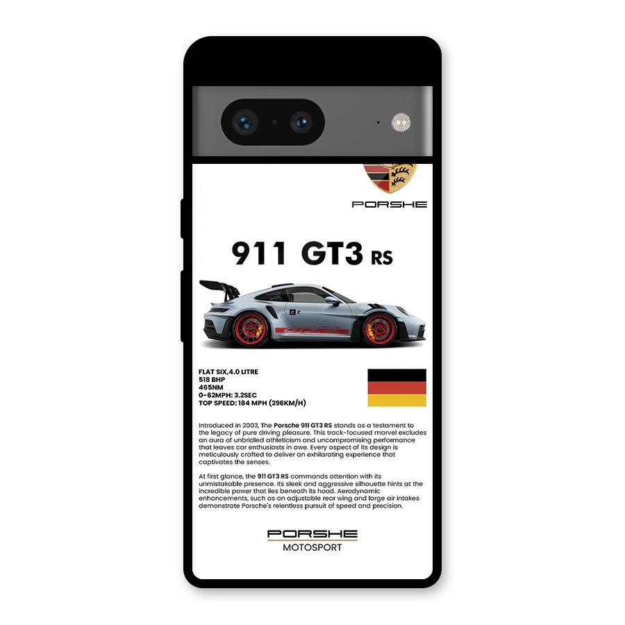 Supercar Features Glass Back Case for Google Pixel 7