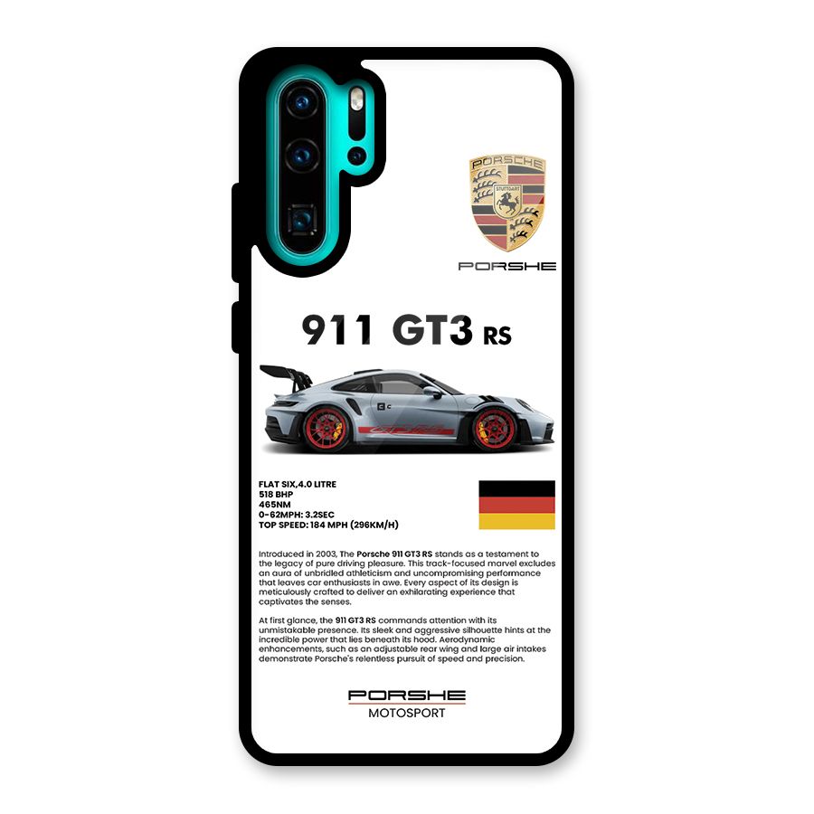 Supercar Features Glass Back Case for Huawei P30 Pro