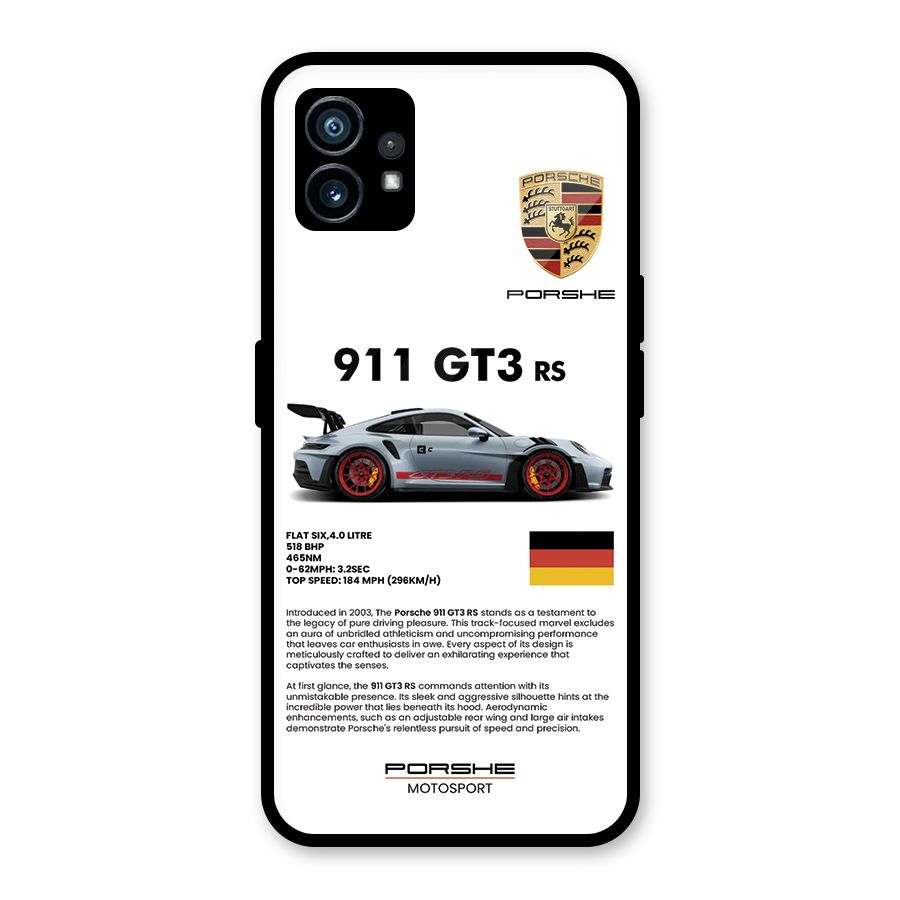 Supercar Features Glass Back Case for Nothing Phone 1