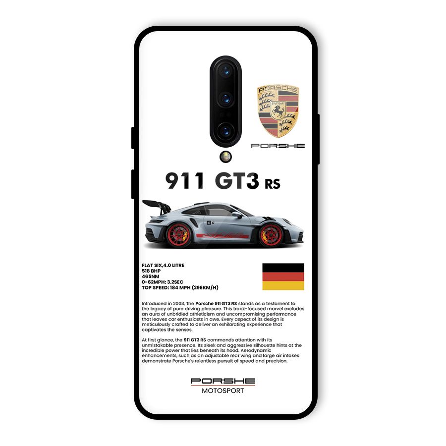Supercar Features Glass Back Case for OnePlus 7 Pro