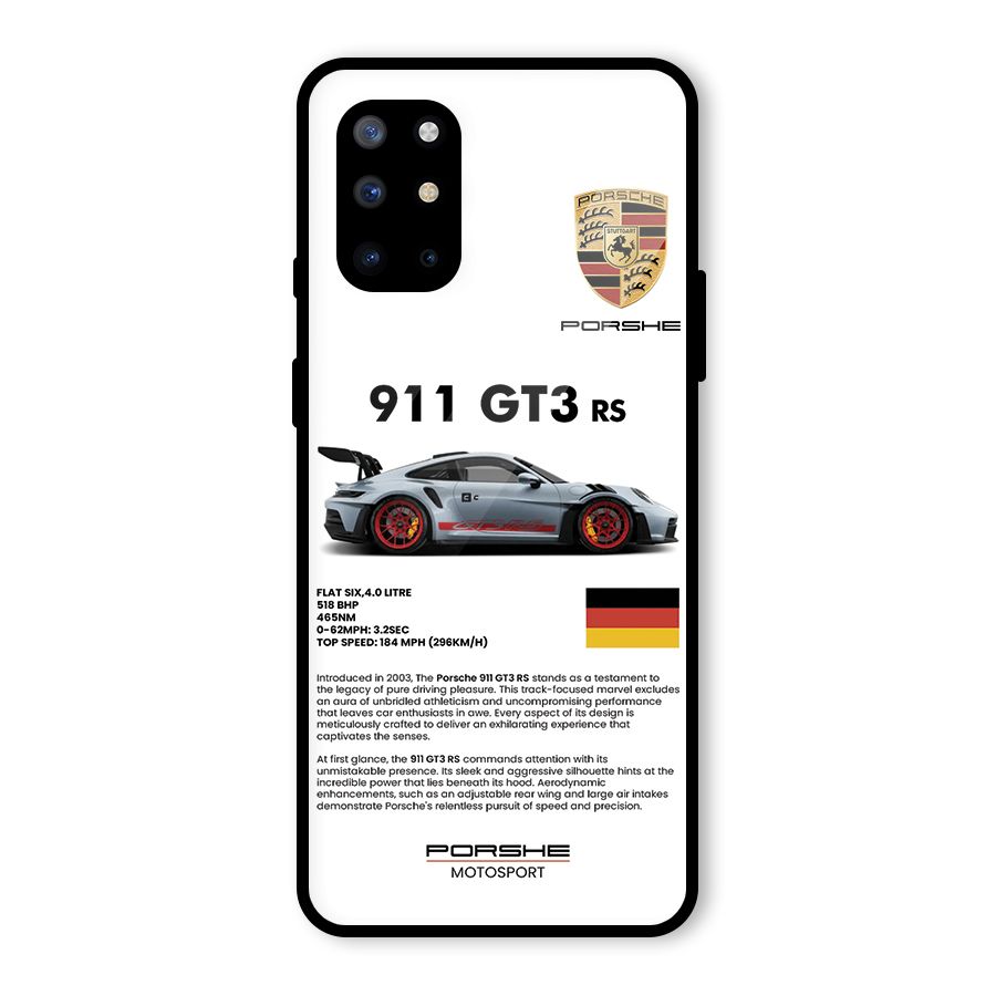 Supercar Features Glass Back Case for OnePlus 8T