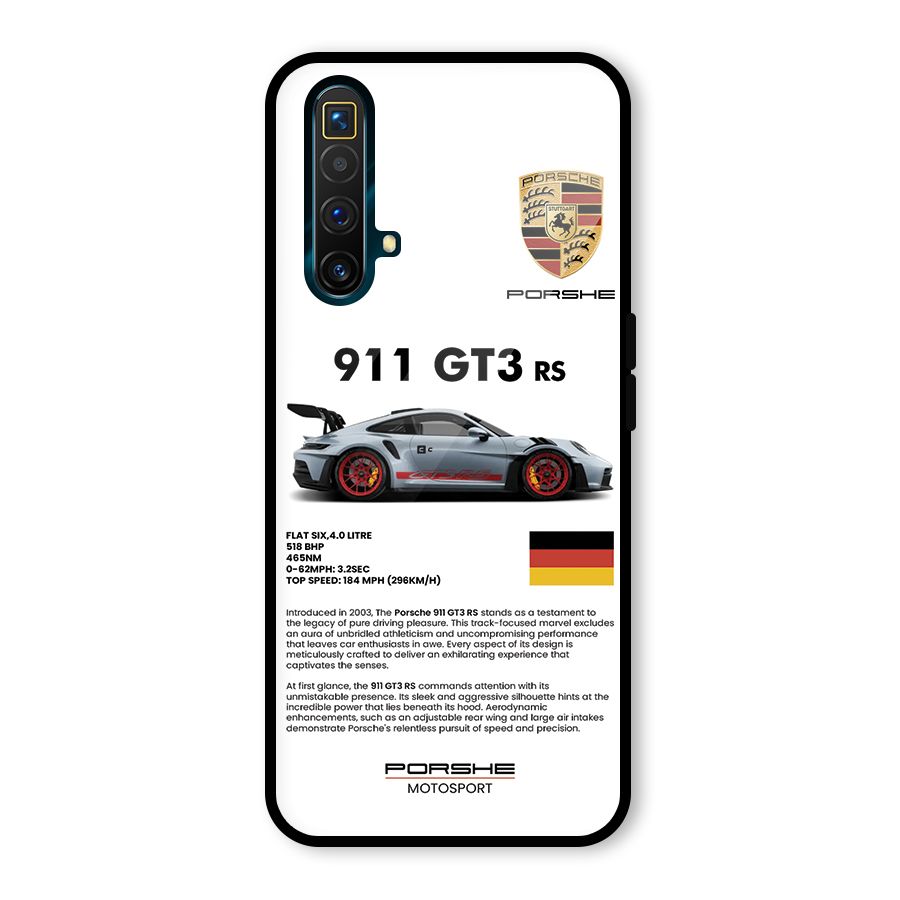 Supercar Features Glass Back Case for Realme X3 SuperZoom