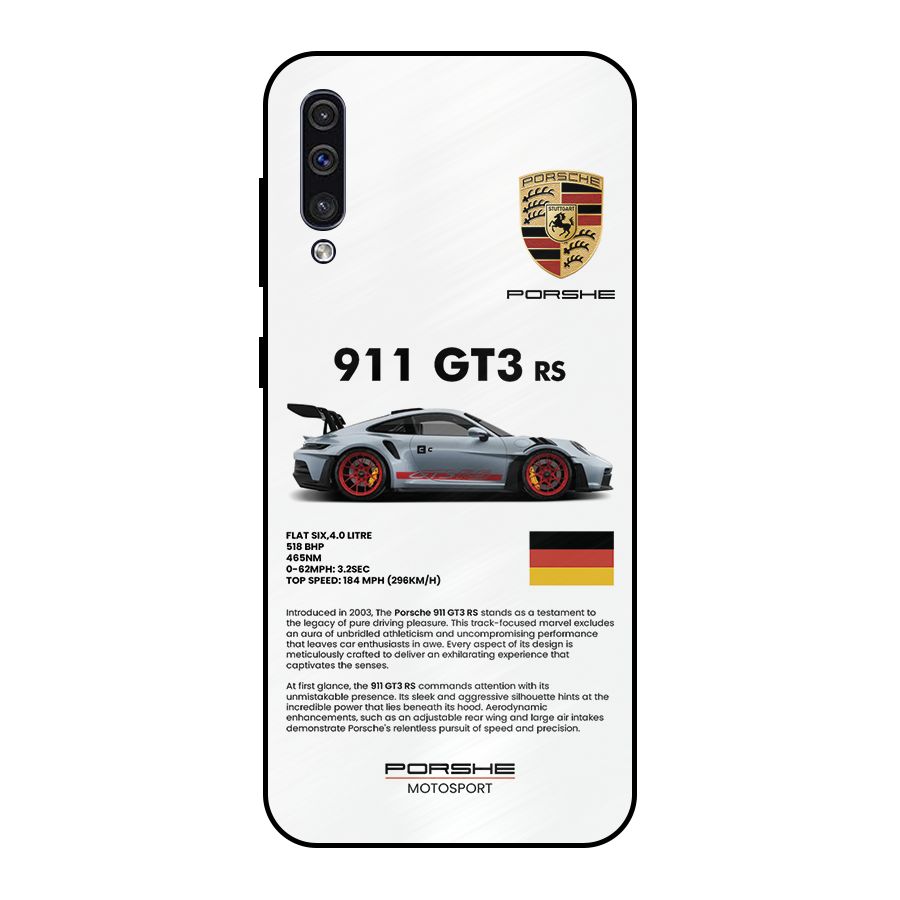 Supercar Features Metal Back Case for Galaxy A50s