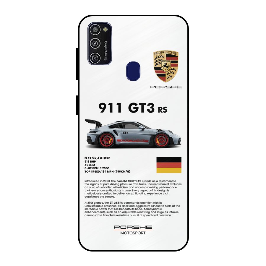 Supercar Features Metal Back Case for Galaxy M21