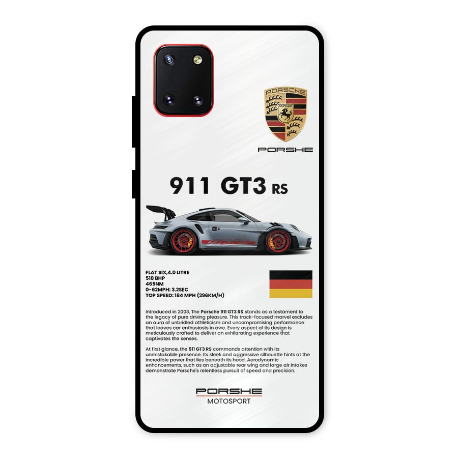 Supercar Features Metal Back Case for Galaxy Note 10 Lite