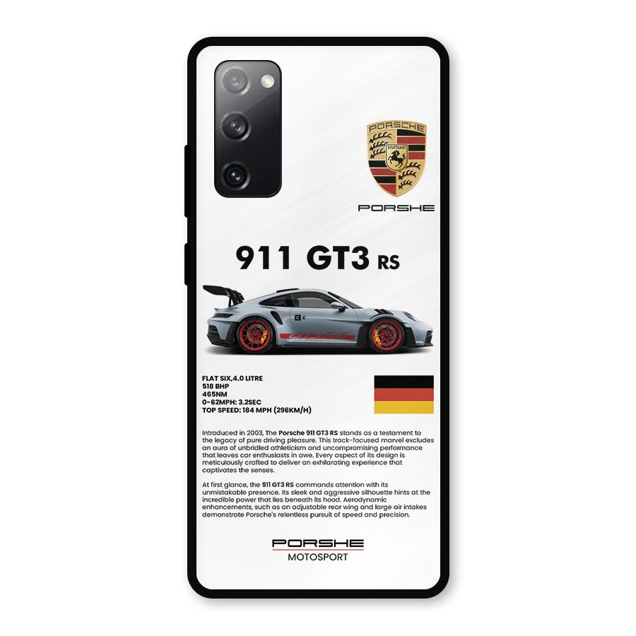 Supercar Features Metal Back Case for Galaxy S20 FE 5G