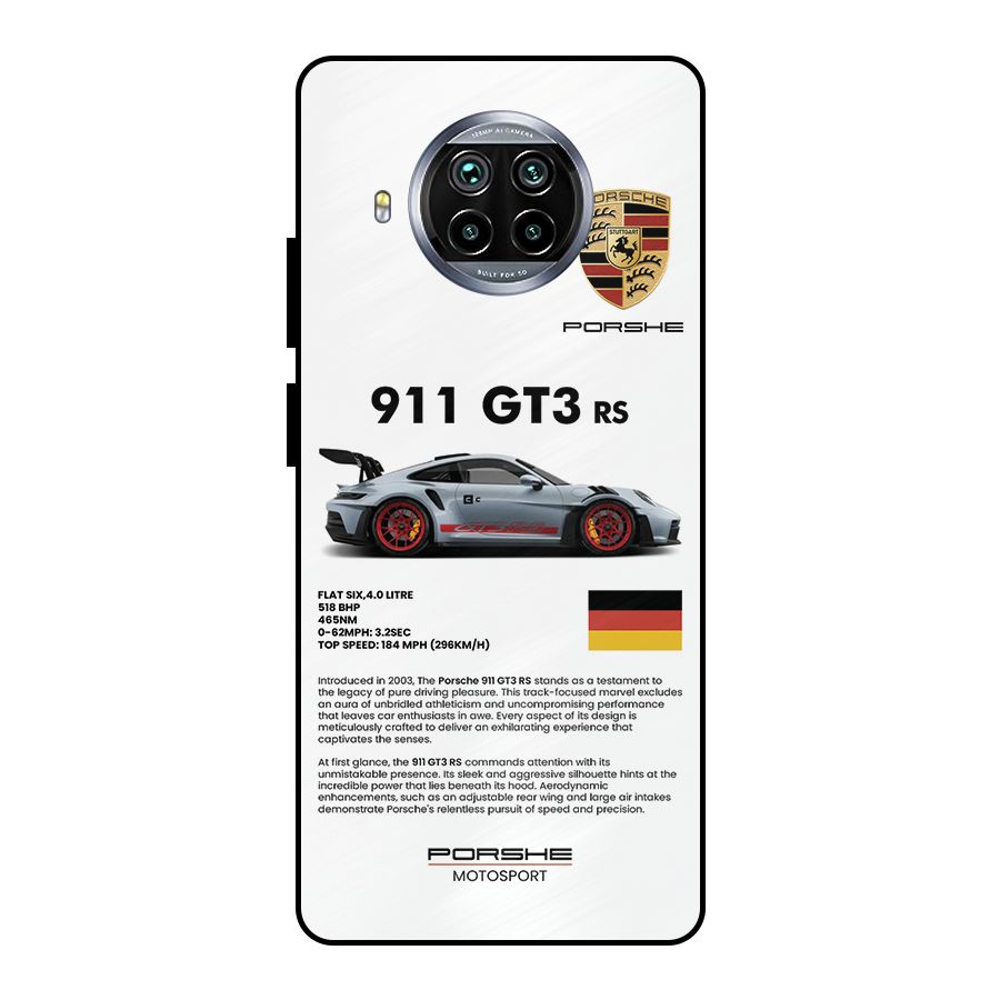 Supercar Features Metal Back Case for Mi 10i