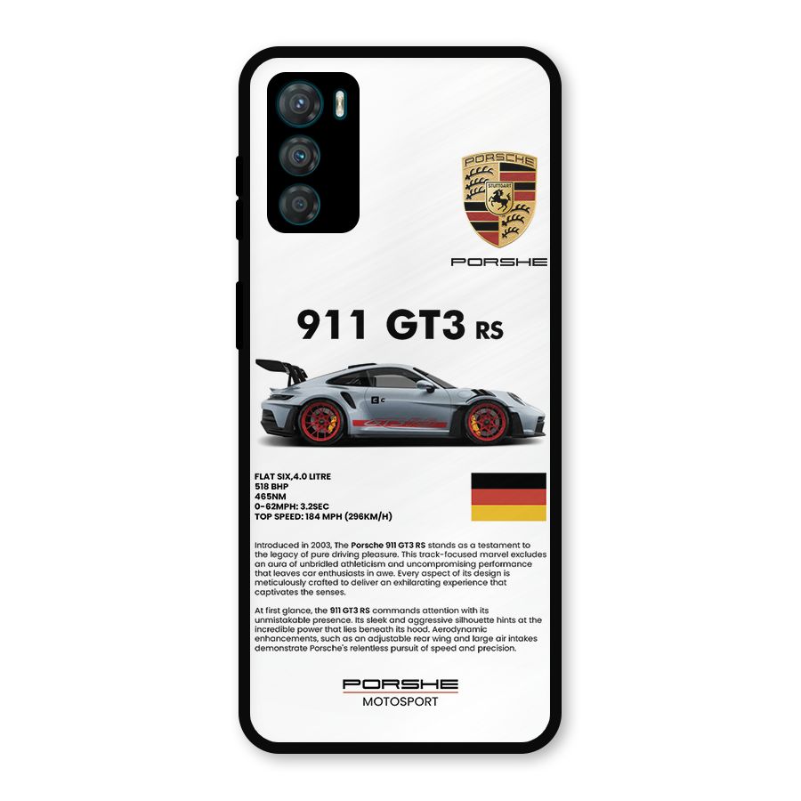 Supercar Features Metal Back Case for Moto G42