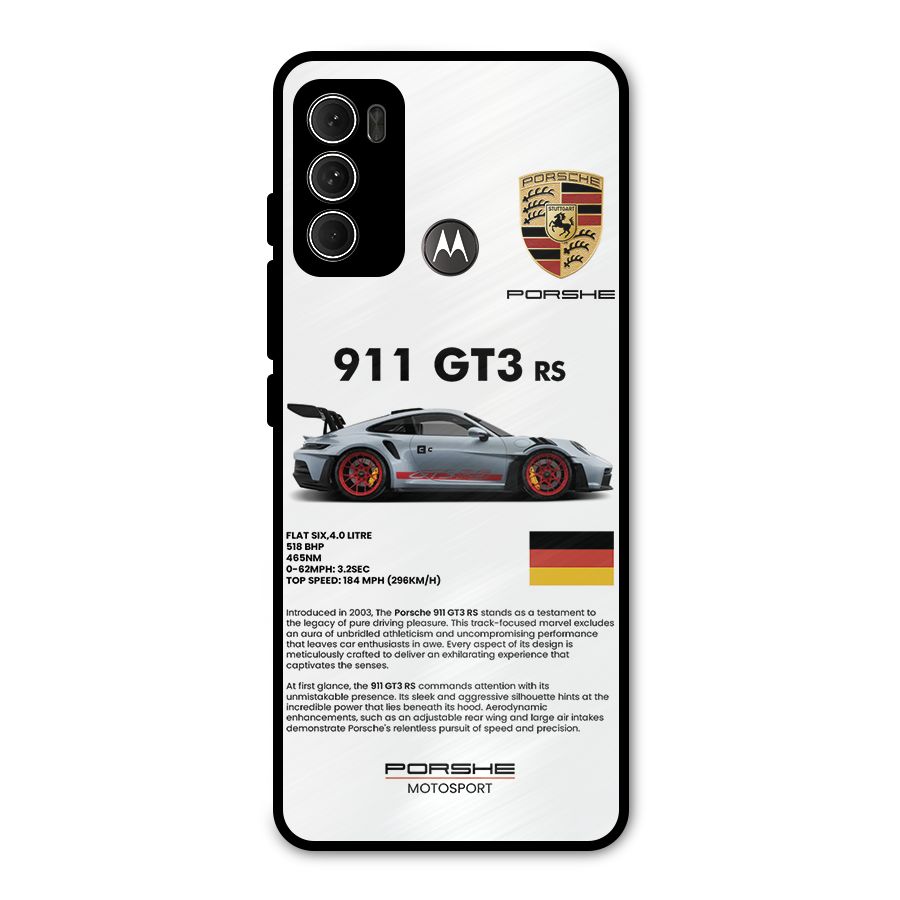Supercar Features Metal Back Case for Moto G60