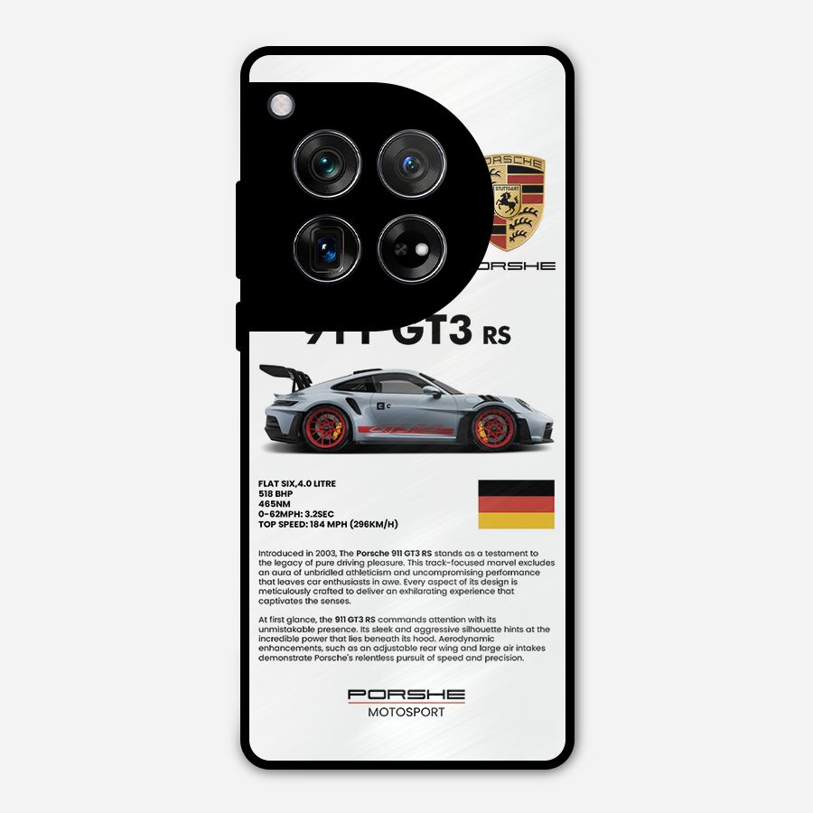 Supercar Features Metal Back Case for OnePlus 12