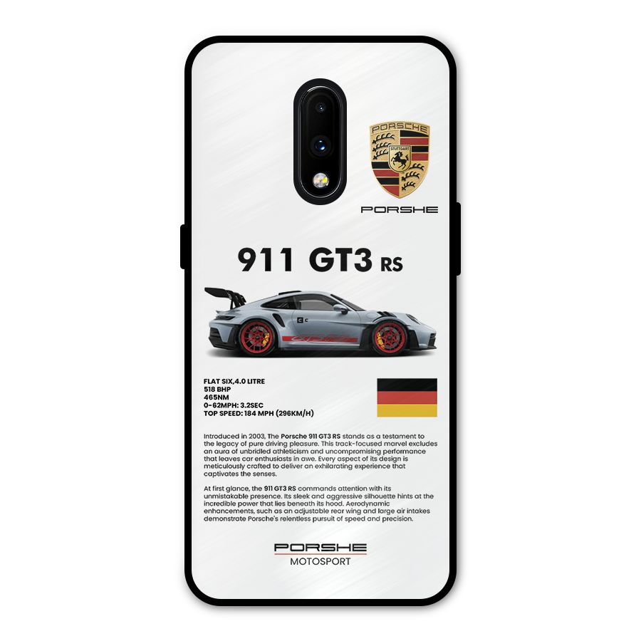 Supercar Features Metal Back Case for OnePlus 7