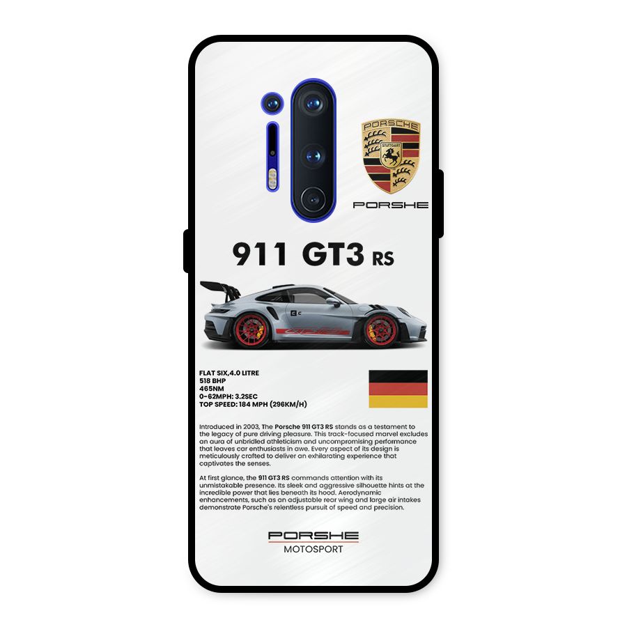 Supercar Features Metal Back Case for OnePlus 8 Pro