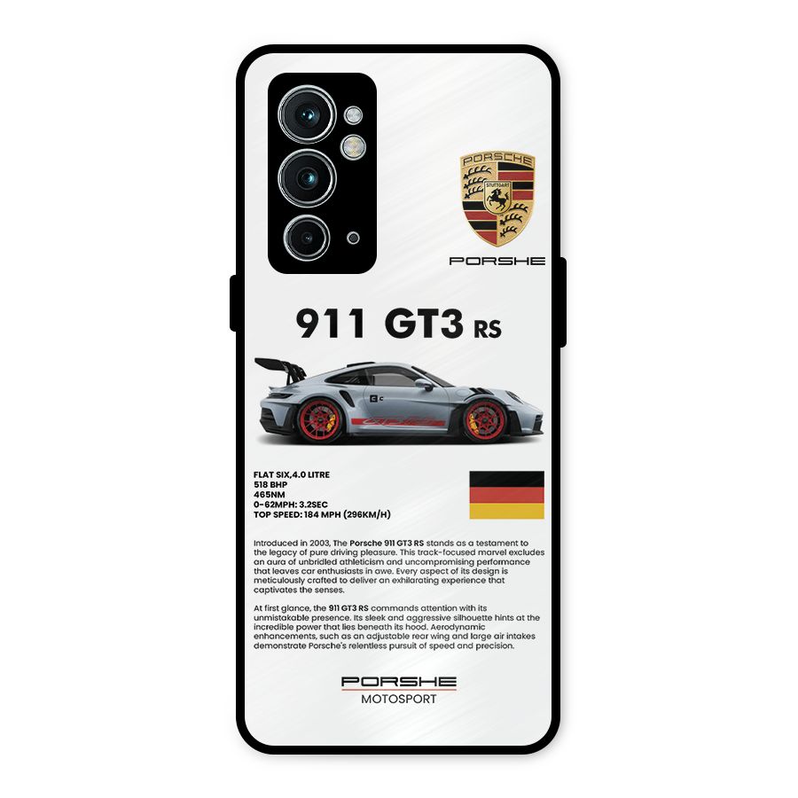 Supercar Features Metal Back Case for OnePlus 9RT 5G