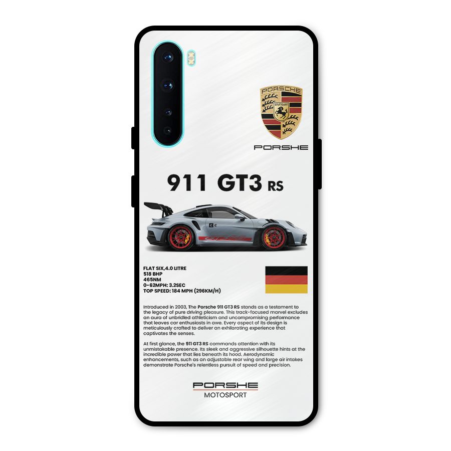 Supercar Features Metal Back Case for OnePlus Nord