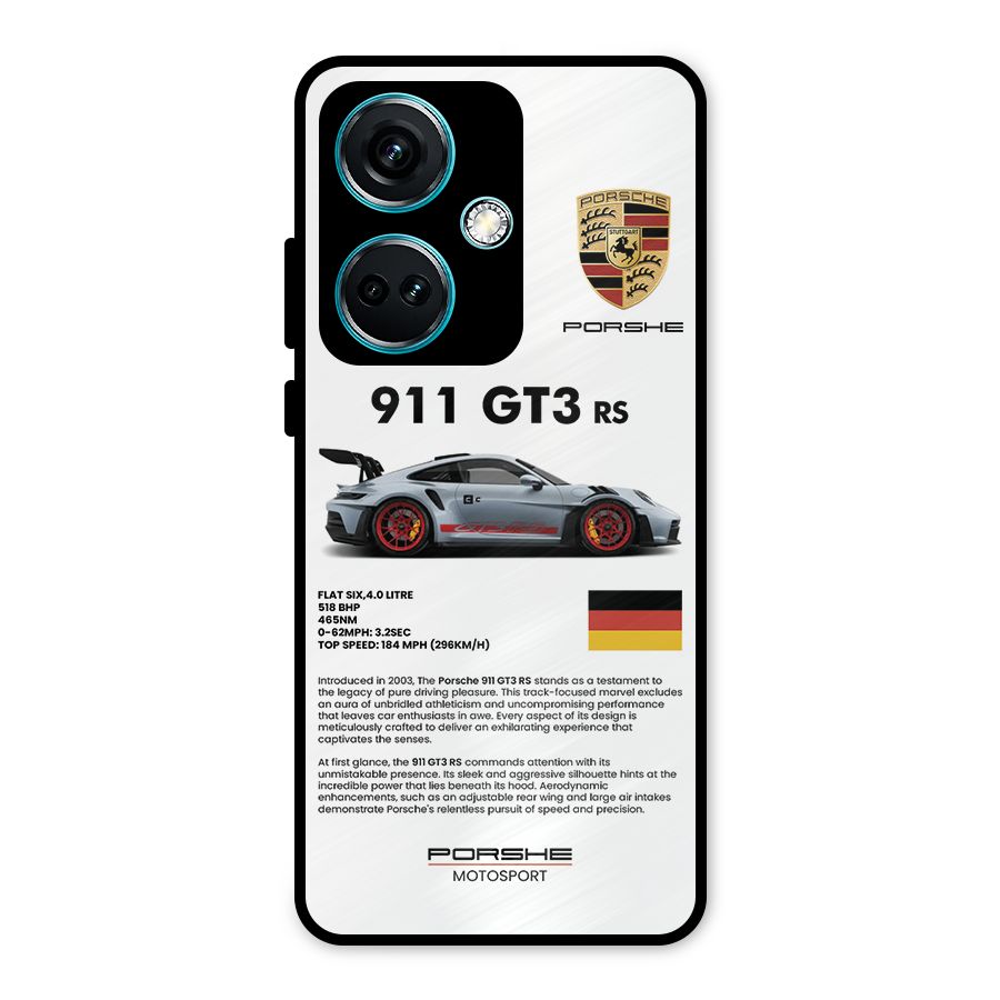 Supercar Features Metal Back Case for OnePlus Nord CE 3 5G