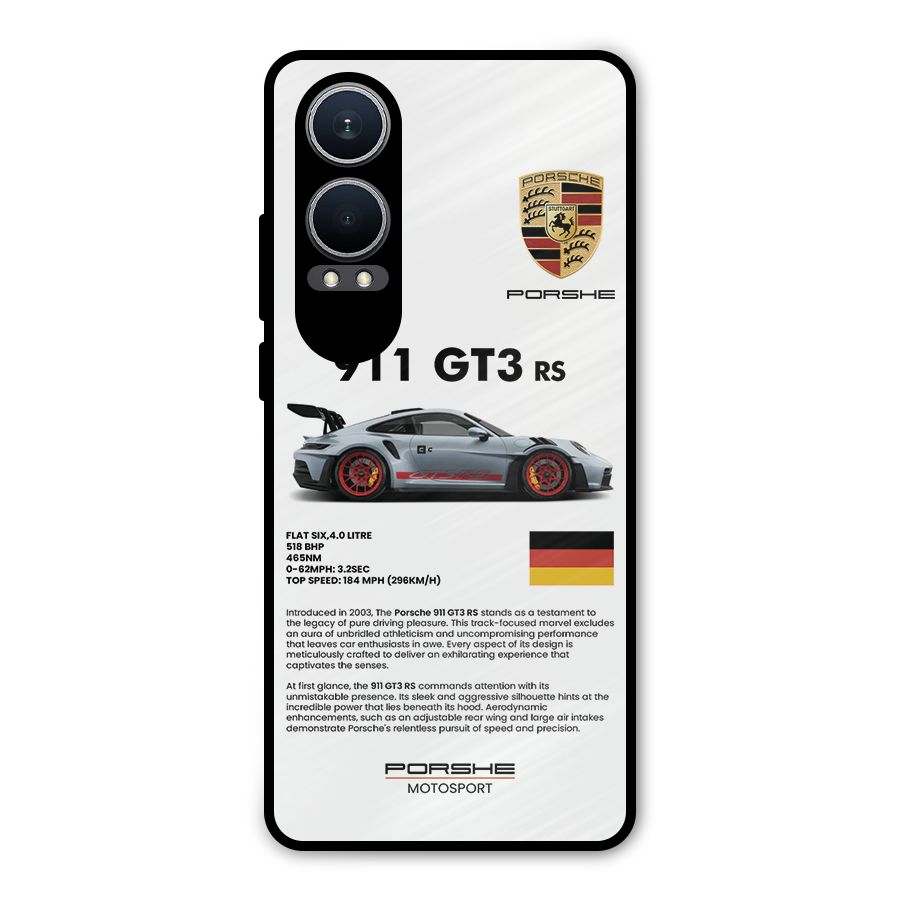 Supercar Features Metal Back Case for OnePlus Nord CE4 Lite