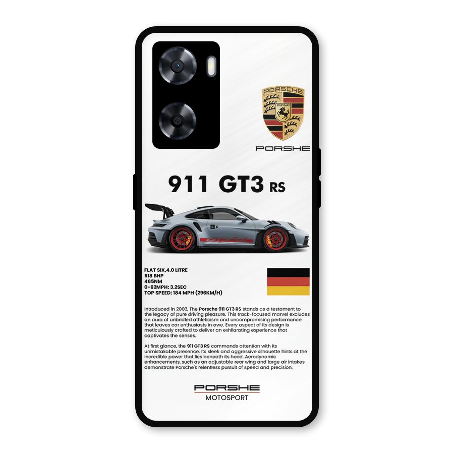 Supercar Features Metal Back Case for OnePlus Nord N20 SE