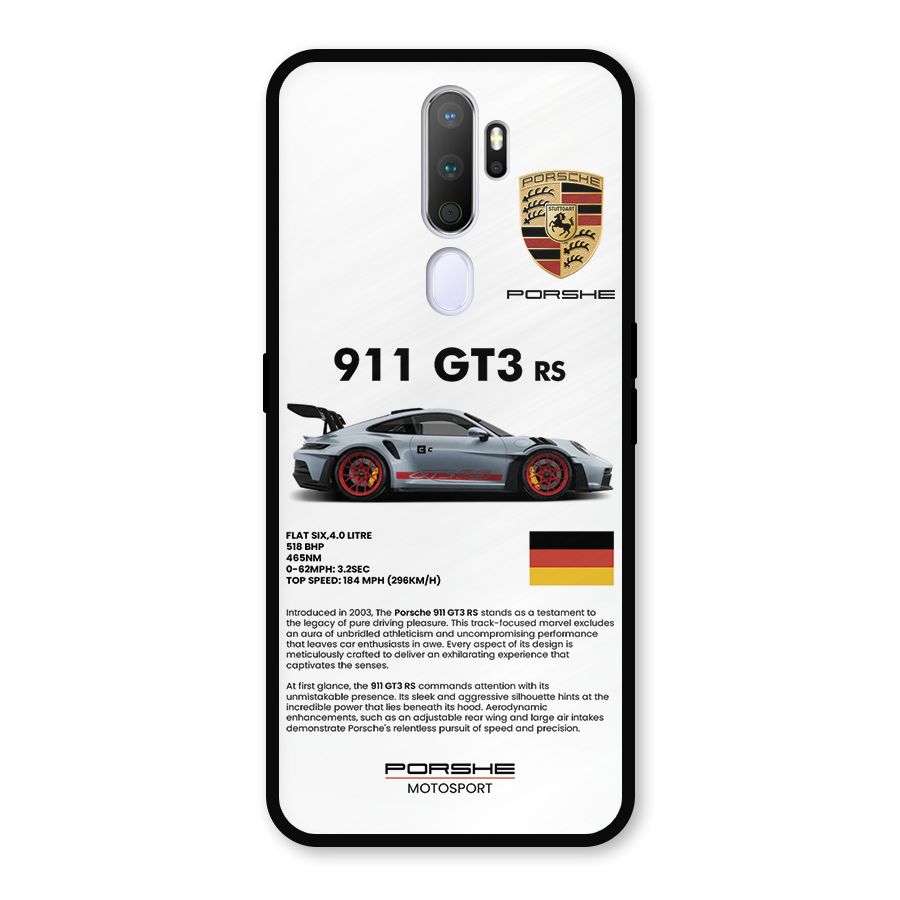 Supercar Features Metal Back Case for Oppo A9 (2020)