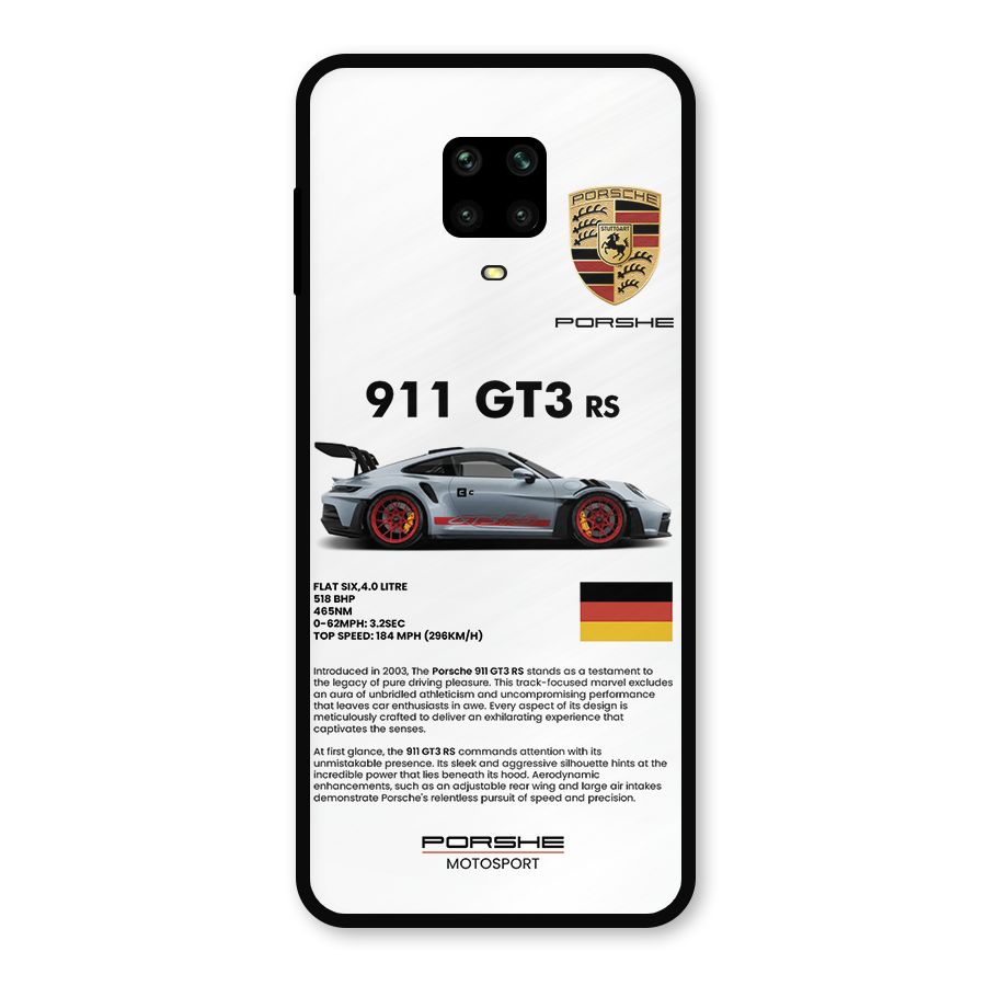 Supercar Features Metal Back Case for Poco M2 Pro