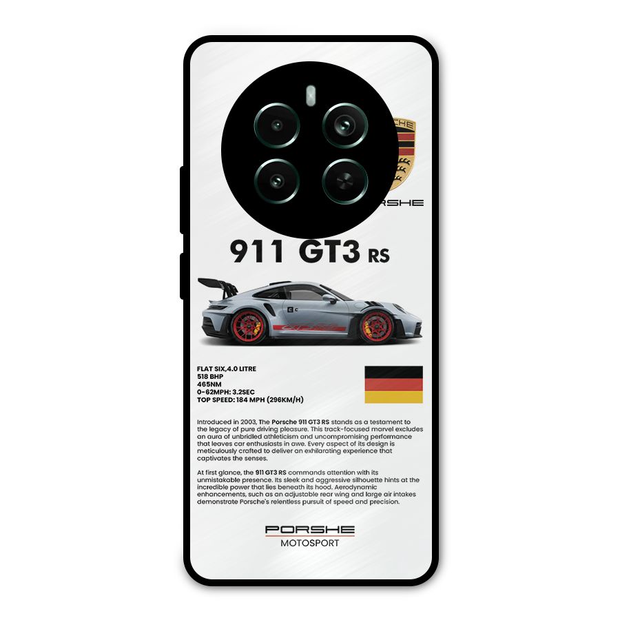 Supercar Features Metal Back Case for Realme 12 Plus