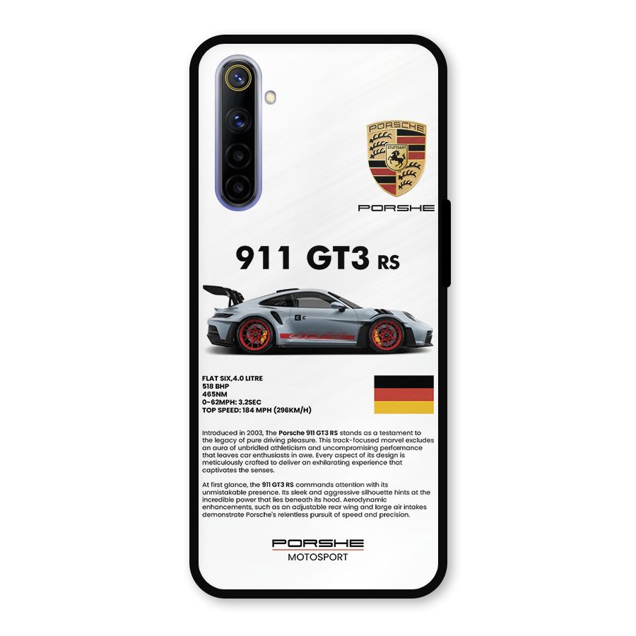 Supercar Features Metal Back Case for Realme 6i