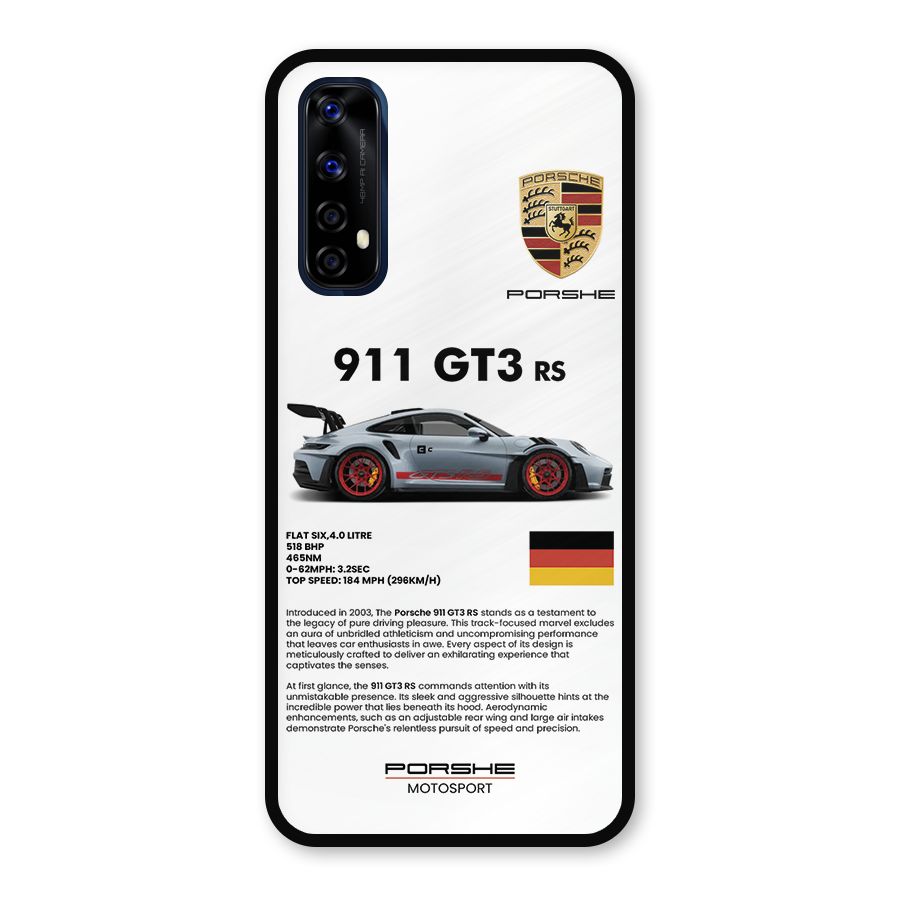 Supercar Features Metal Back Case for Realme 7