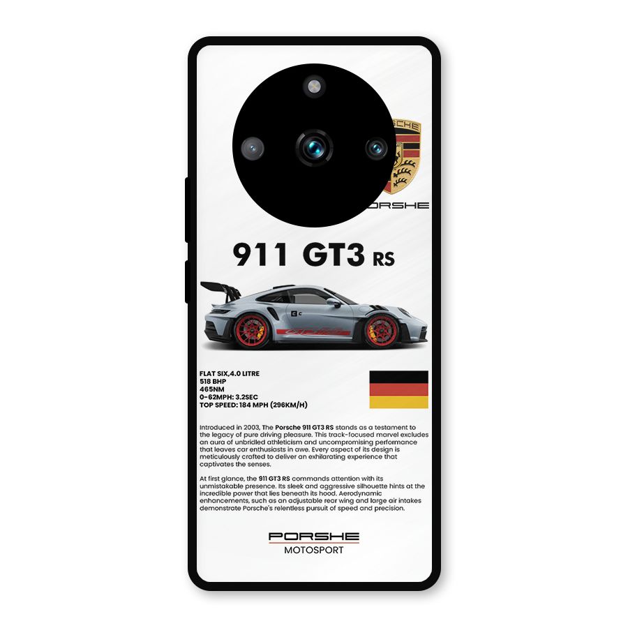 Supercar Features Metal Back Case for Realme Narzo 60 Pro
