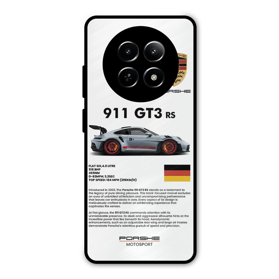 Supercar Features Metal Back Case for Realme Narzo 70x 5G