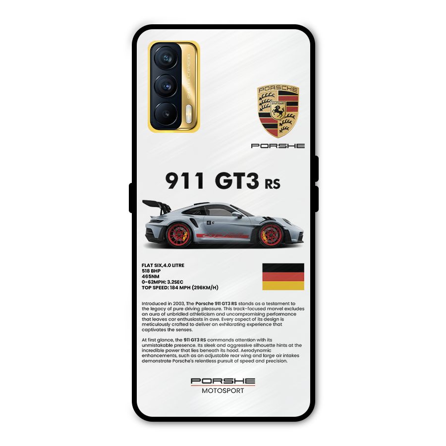 Supercar Features Metal Back Case for Realme X7