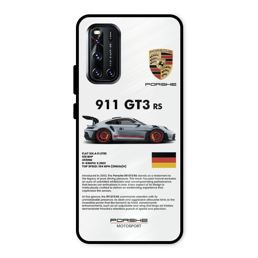 Supercar Features Metal Back Case for Vivo V19