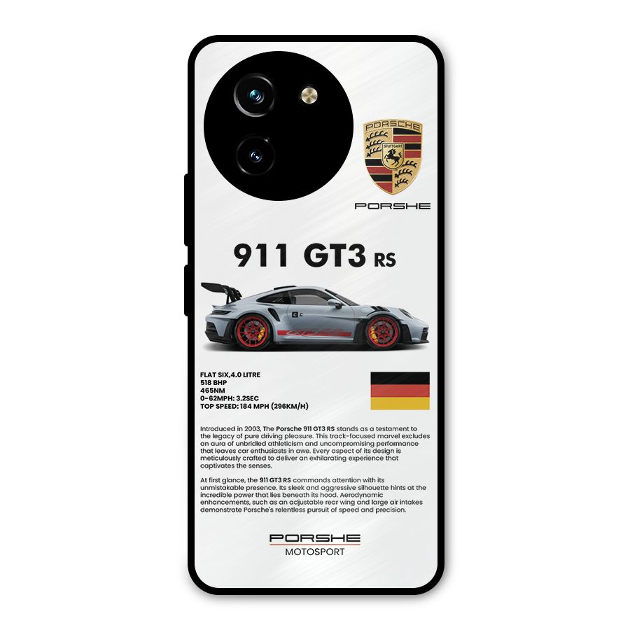 Supercar Features Metal Back Case for Vivo Y200i
