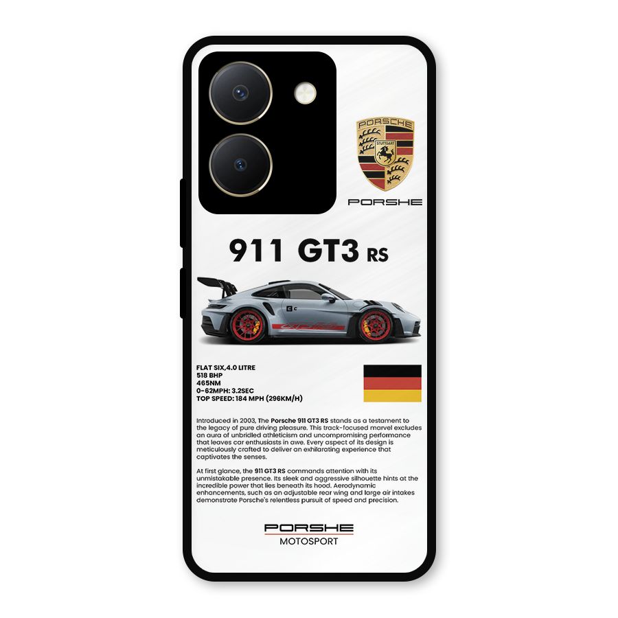 Supercar Features Metal Back Case for Vivo Y36