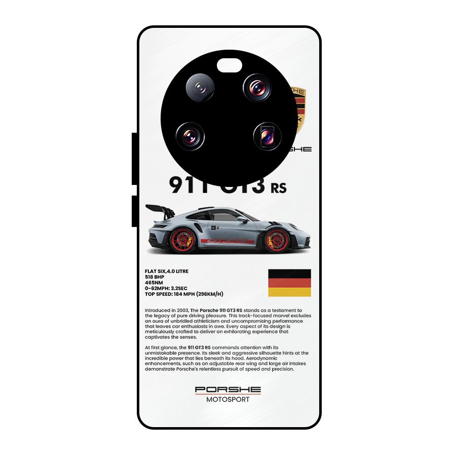 Supercar Features Metal Back Case for Xiaomi 13 Ultra