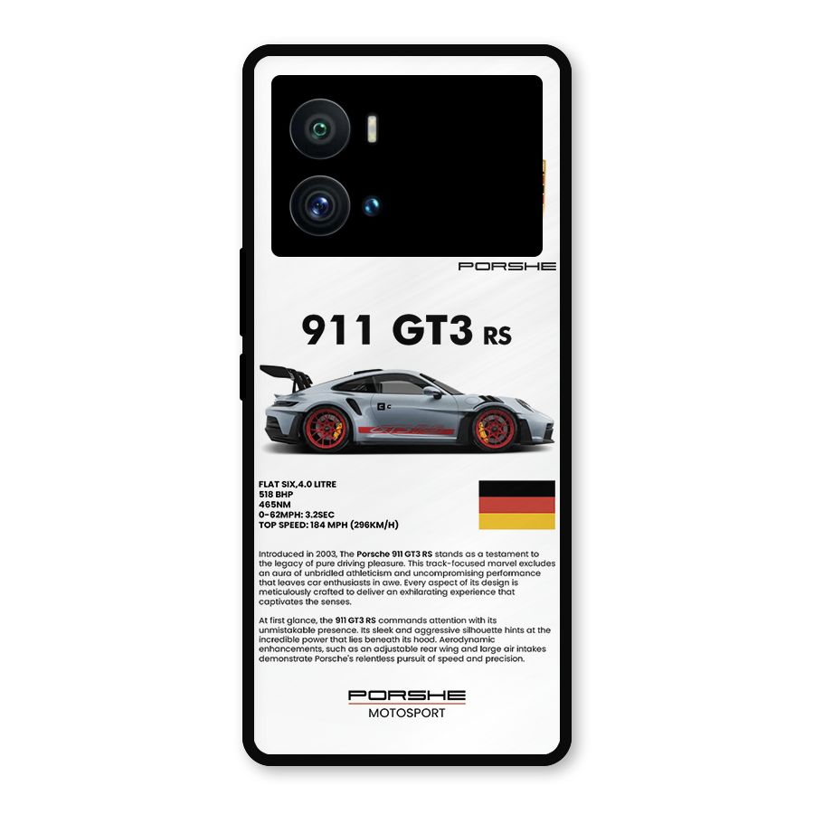 Supercar Features Metal Back Case for iQOO 9 Pro