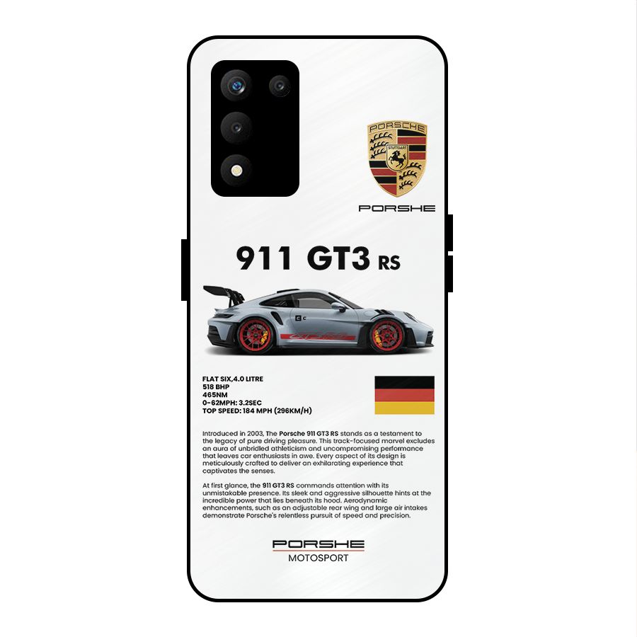 Supercar Features Metal Back Case for realme 9 5G SE