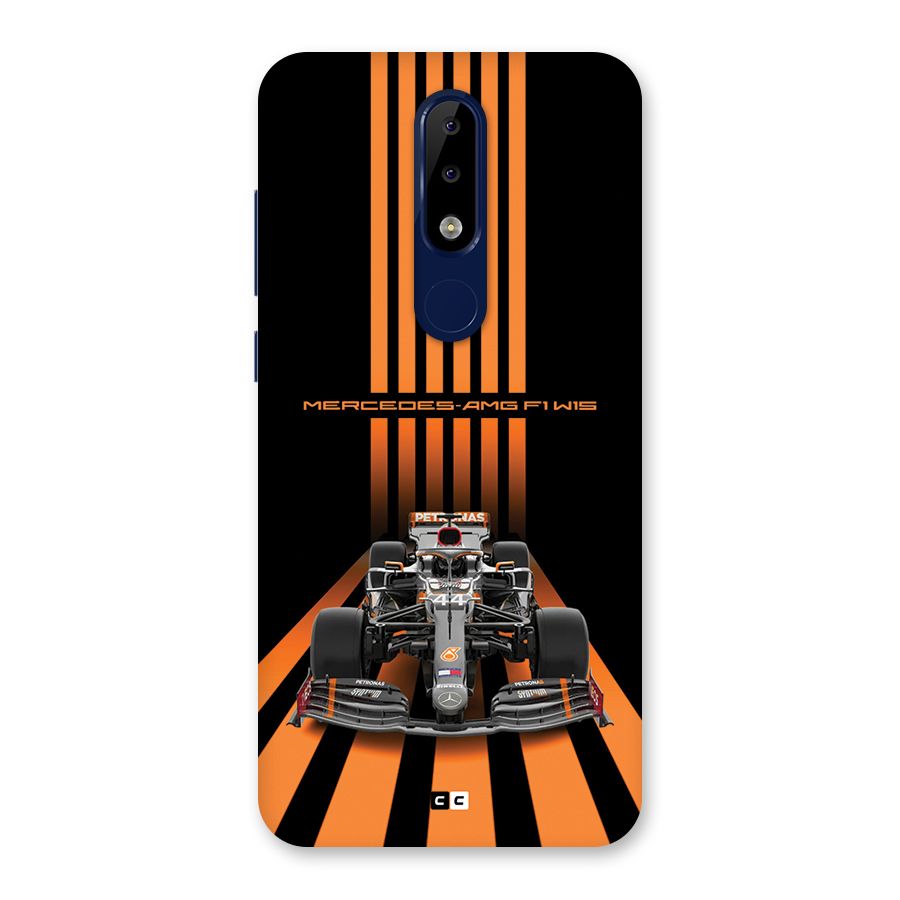 Supercar On Track Back Case for Nokia 5.1 Plus