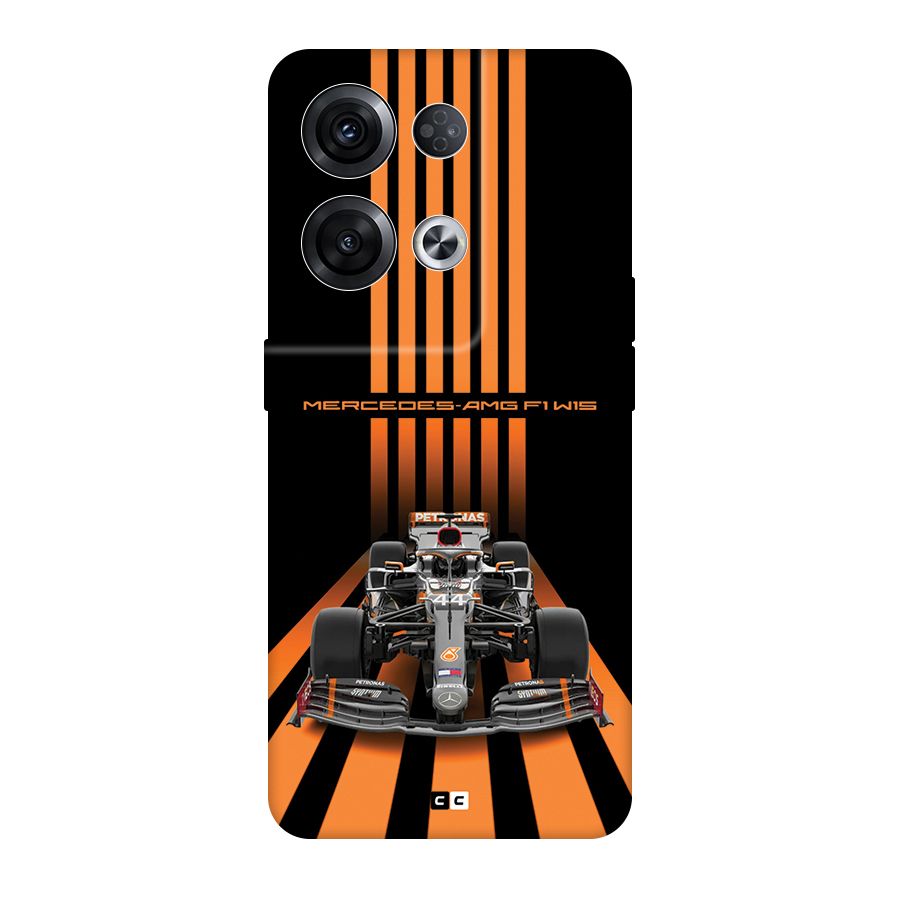 Supercar On Track Back Case for Oppo Reno8 Pro 5G