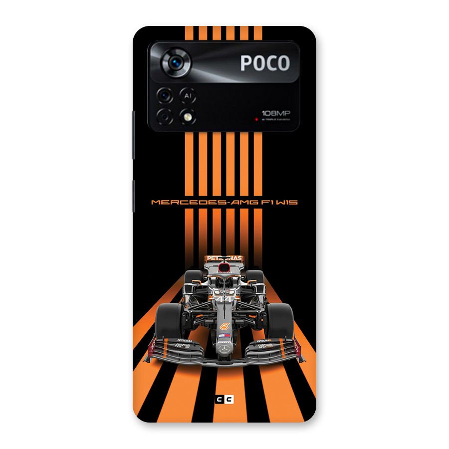 Supercar On Track Back Case for Poco X4 Pro 5G
