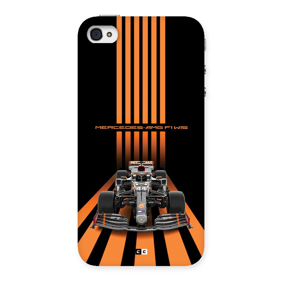 Supercar On Track Back Case for iPhone 4 4s