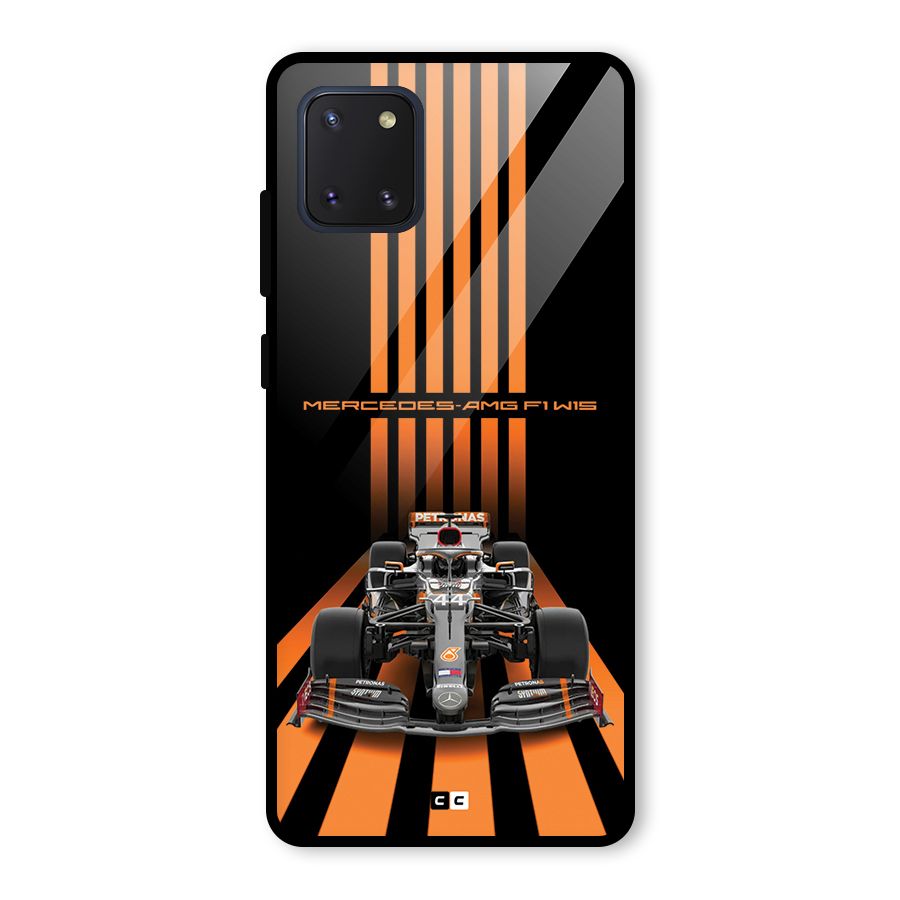 Supercar On Track Glass Back Case for Galaxy Note 10 Lite