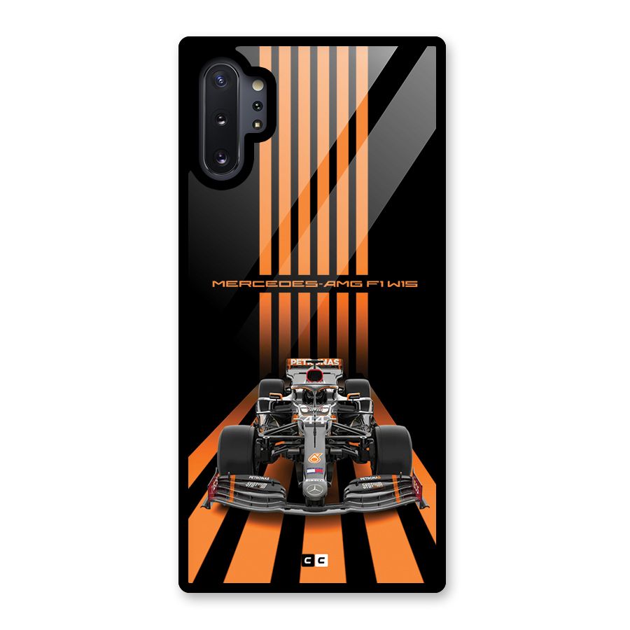 Supercar On Track Glass Back Case for Galaxy Note 10 Plus