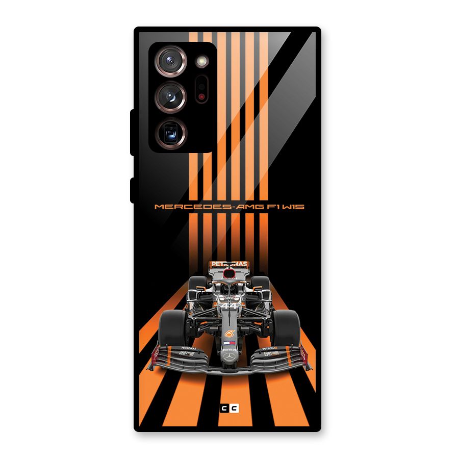 Supercar On Track Glass Back Case for Galaxy Note 20 Ultra 5G