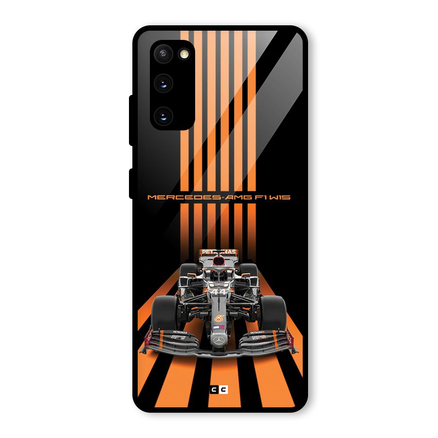 Supercar On Track Glass Back Case for Galaxy S20 FE 5G