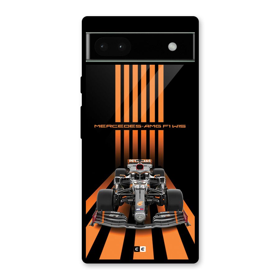 Supercar On Track Glass Back Case for Google Pixel 6a