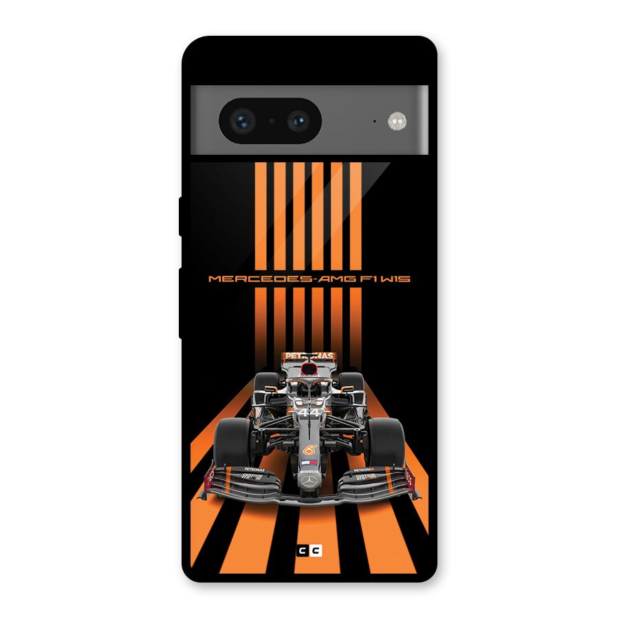 Supercar On Track Glass Back Case for Google Pixel 7