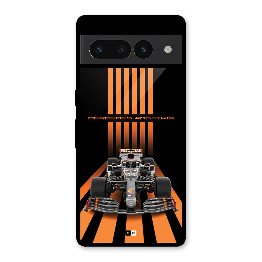 Supercar On Track Glass Back Case for Google Pixel 7 Pro