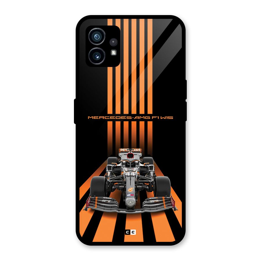 Supercar On Track Glass Back Case for Nothing Phone 1