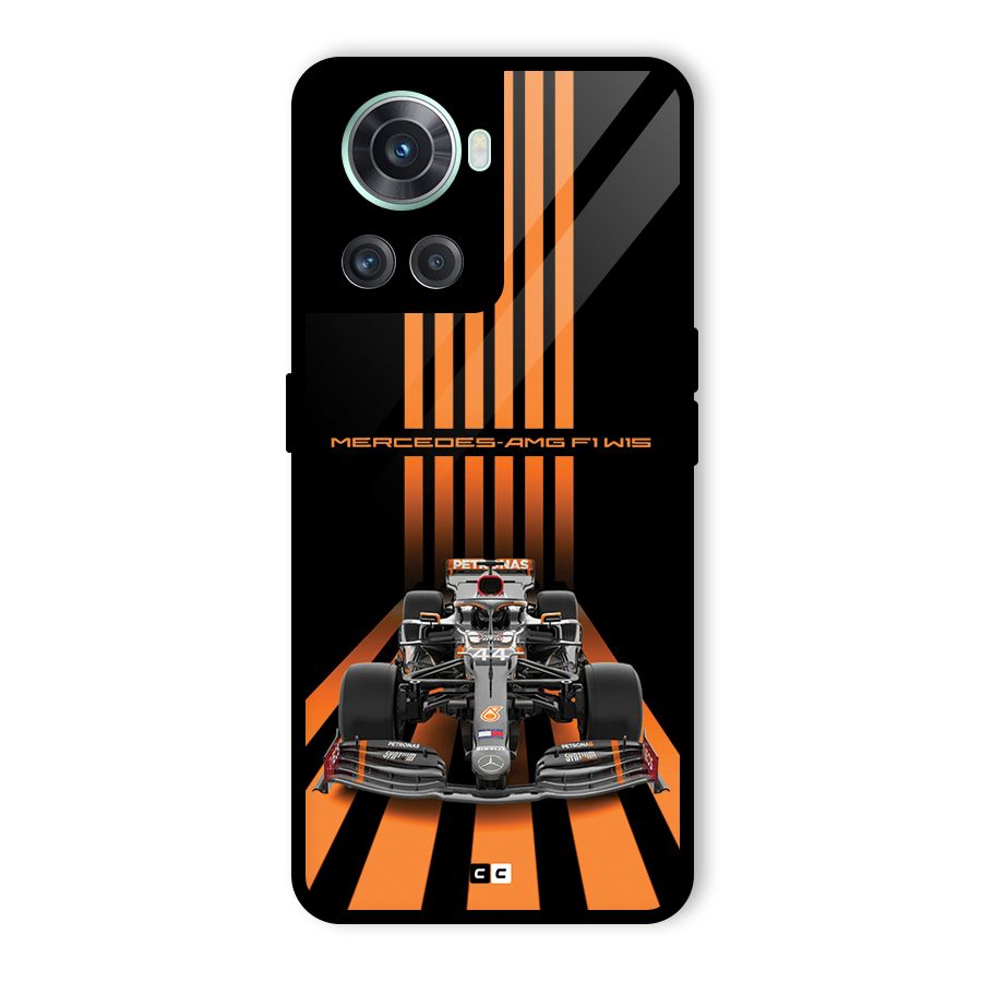 Supercar On Track Glass Back Case for OnePlus 10R