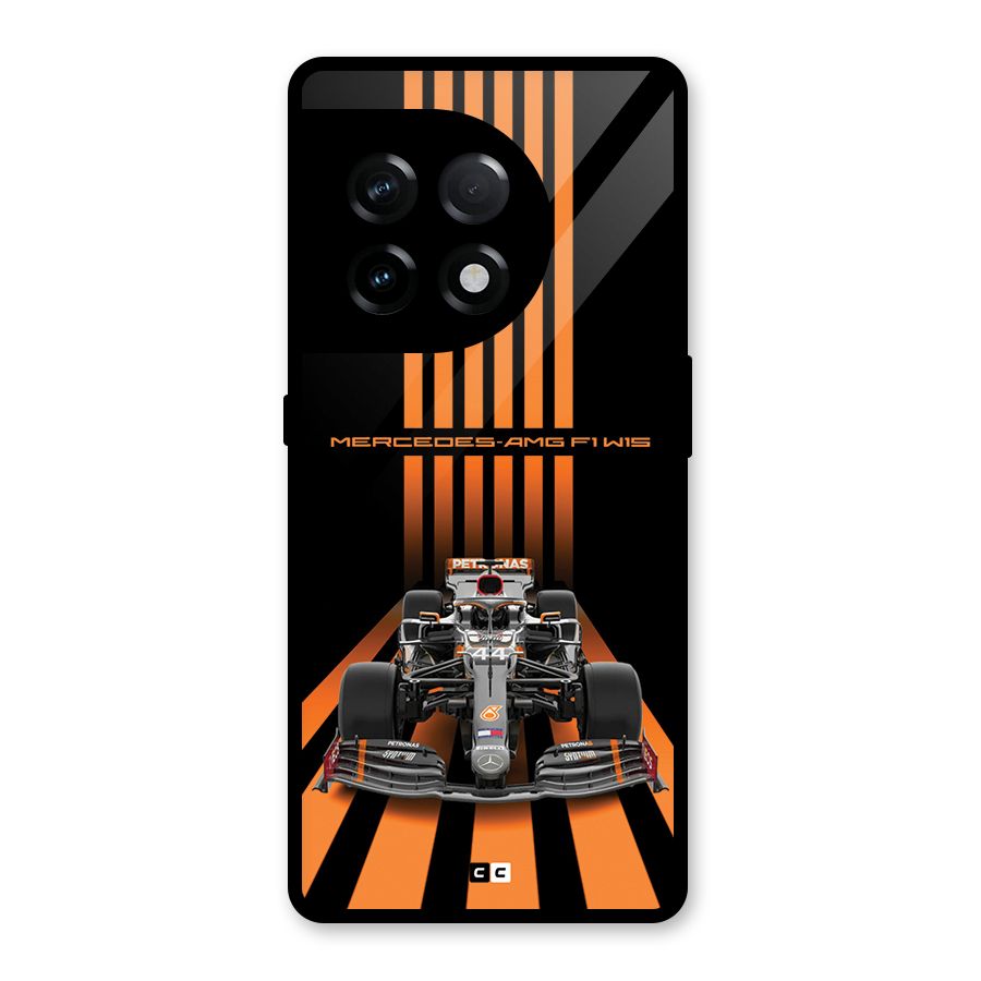 Supercar On Track Glass Back Case for OnePlus 11R